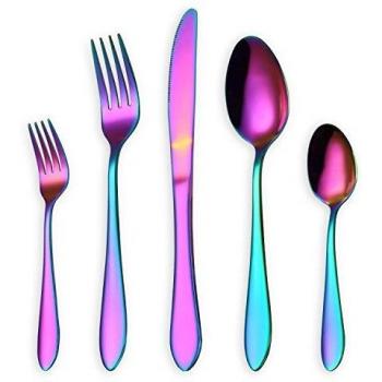 Stainless 18/10 Rainbow Cutlery 30‑Piece Service for 6