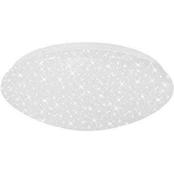 Plafoniera LED Effetto Stella IP44 Dimmerabile CCT 18W 1600Lm Bianco Neutro Caldo (DxH 38,5x10 cm)