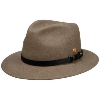 Mayser Brown‑Patterned Adventure Hat – Size 62 cm