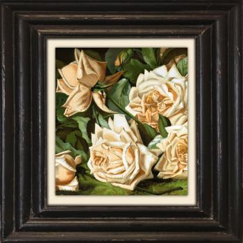 Queence Leinwandbild »Gartenblüten«, 40x40cm, Kunst aus Deutschland