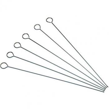 Flat Kebab Skewers 30cm Stainless Steel