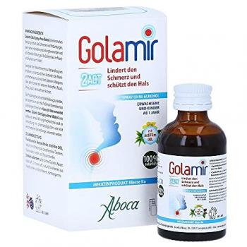 Aboca Golamir 2ACT Spray zur Linderung von Halsschmerzen