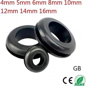10pcs Rubber Grommet Assortment 10/12mm for Hardware Tools