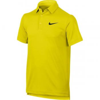 Nike B Nk Dry Polo Corto de Tenis para Niños, Lima