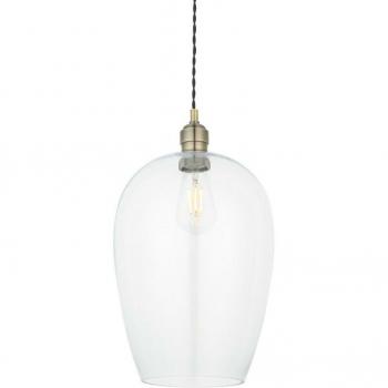 Merano Lampada con Vetro e Ottone