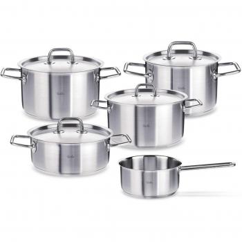 Edelstahl‑Töpfe mit Deckel – Fissler Berlin Set
