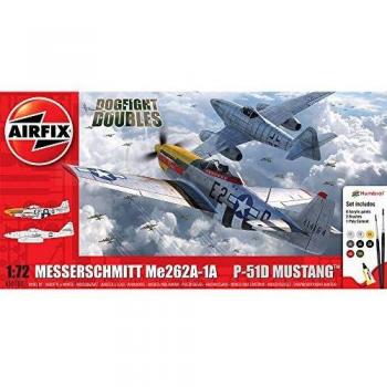 Airfix Dogfight Set Messerschmitt Me262 and P51D Dogfight Set 1/72 Scale