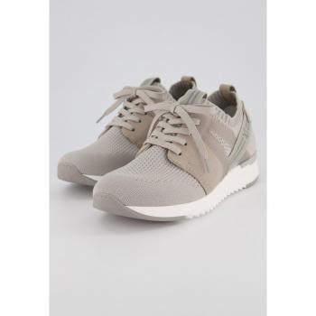 Sneakers Donna Grigie con orlo da calzino, soletta sostituibile, larghezza G, taglia 38