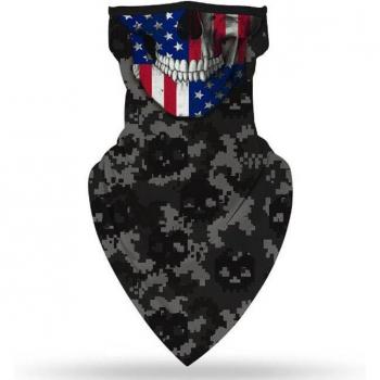 Outdoor Protective Skull Face Towel