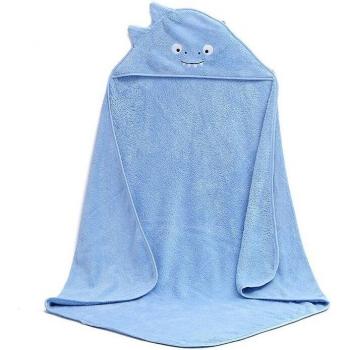 Couverture de bain bébé corail 90*90cm avec capuche