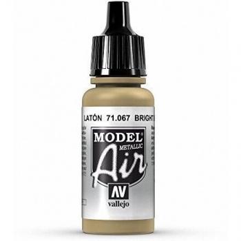 Vallejo Model Air Bright Brass Metallic Paint