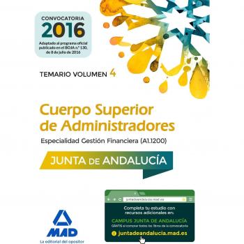 Cuerpo superior de administradores [especialidad gestión financiera (a1 1200).