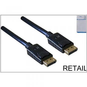 DINIC High Performance DisplayPort Kabel Stecker auf Stecker, 2m
