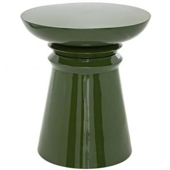 Mesa Auxiliar de Metal Verde Jaya Tótem