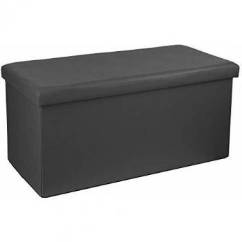 Pouf Grigio Pieghevole Doppio di Atmosphera