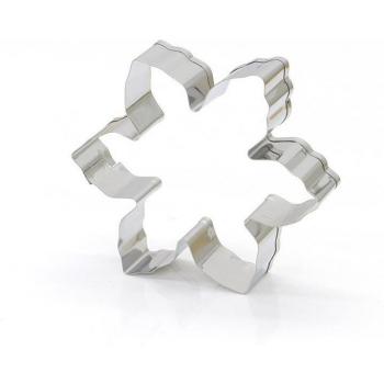 3D Edelstahl Plätzchen Ausstecher Schneeflocke für Weihnachten