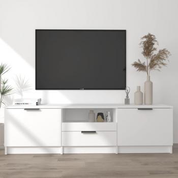 VidaXL White Media Console 140x35x40 cm Engineered Wood