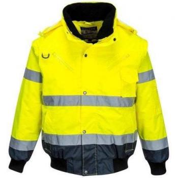 Portwest Unisex Erwachsene 3-in-1 Hi-Vis Bomberjacke XL