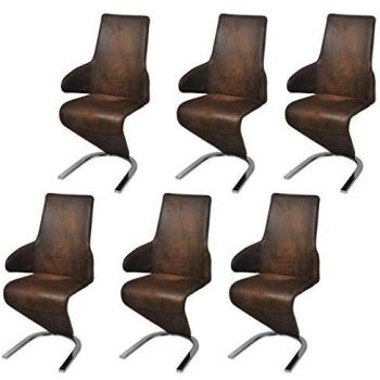 Chaises blanches en pack de 4, modèle vitaXL