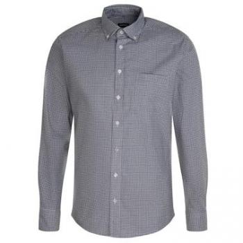 Seidensticker Herren Businesshemd Schwarze Rose Regular Fit Langarm Karo Button-Down-Kragen