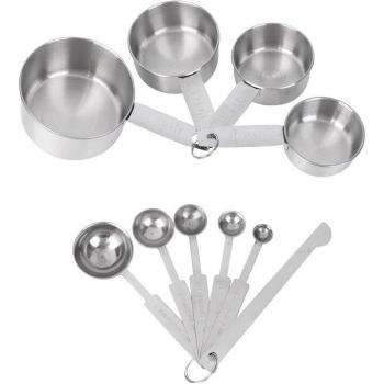 10-Piece Stackable Measuring Cups and Spoons Set