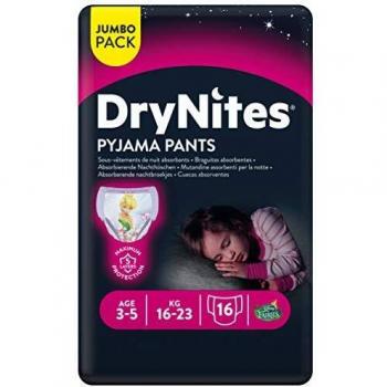 Huggies DryNites Mutandine Assorbenti per la Notte, 3-5 Anni