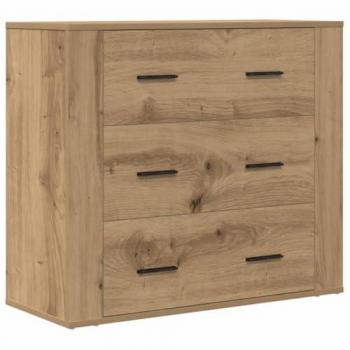 VidaXL Artisan Oak Sideboard 80x33x70 cm Engineered Wood