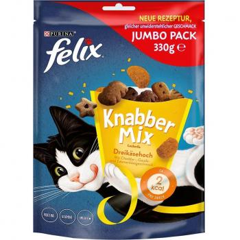 Felix snacks para gatos en promoción: 2 + 1 gratis!