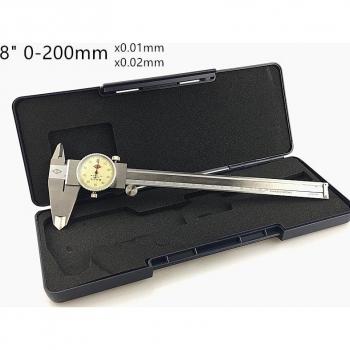 8 Stainless Steel Measurement Gauge 0-200mm Vernier Caliper