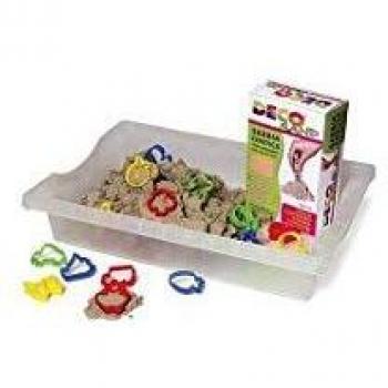 Deco Kinetic Sand Set con 1 Kg di Sabbia e 16 Modellini