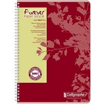 Cahier bloc-notes A4 Calligraphe 180 pages petits carreaux
