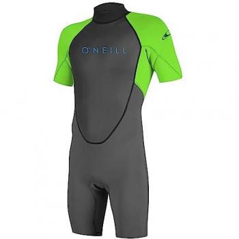 Néoprène O'Neill Reactor – combi courte, 2 mm d’épaisseur, noir‑vert, L