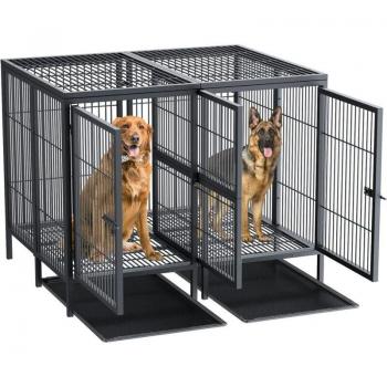 BingoPaw SuperCage para Mascotas con Sección Deslizante