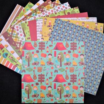 Let's Go Camping Art Paper Craft Set