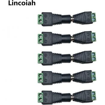 Kit de Conectores DC 2.1mm x 5.5mm (5 Machos y 5 Hembras)