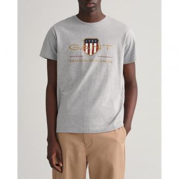 T-shirt Archive Shield Gant Herren Grau Chiné Gr. S