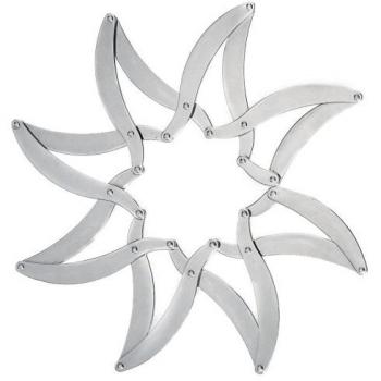 Sottobicchiere + Sottopentola in Platino (1x) – Alessi