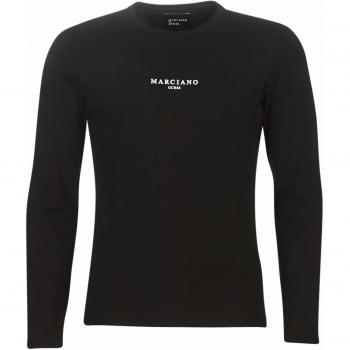 Marciano Double M Schwarzes Langarm T-Shirt für Männer – S
