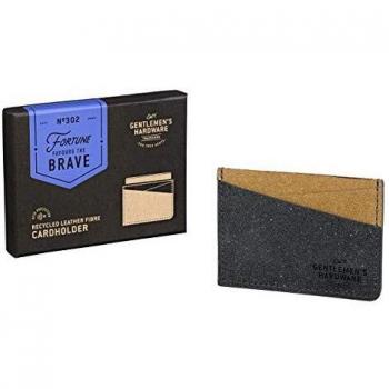 Wild & Wolf 10 cm Black Men's Credit Card Keeper