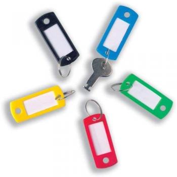 5 Star 08639X Key Hanger Fob Label Assorted [Pack of 100]