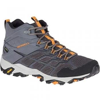 Merrell Moab FST 2 Mid Herren, Gore‑Tex-Technologie, UK 7,5 M – Castle / Flame Edition