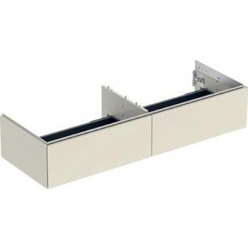 Geberit One meuble sous lavabo 133,2x50,4x47cm, 801 tiroirs, finition gris sable brillant