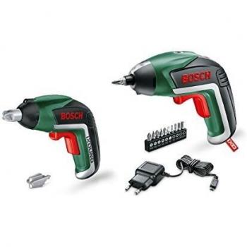 Avvitatore al litio Bosch IXO V 3,6V con caricabatterie e set di avvitatori in laminato