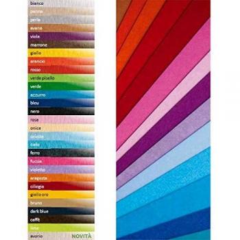 Facolore Cartoncino 70x100cm 200g/m² Cielo Confezione da 10 Fogli