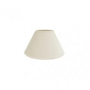 Abat-jour conique fermé E27 beige 25dx11dx16h