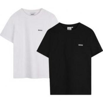 BOSS Logo Estampado Blanco Negro J52060 2x1