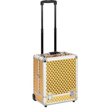 Gold Aluminium Make-up Trolley