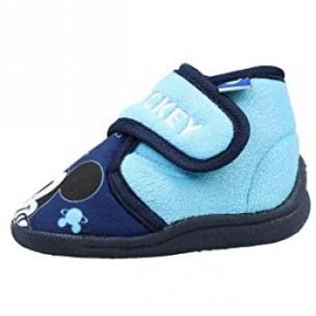 Zapatillas de casa Disney Mickey Mouse azul para niño