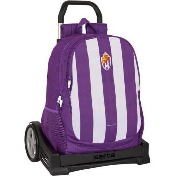 Real Valladolid SAFTA Violet Student Backpack with Evolving Cart