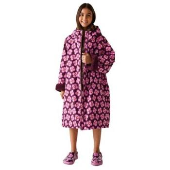 Regatta “Morello” Kids’ Changing Robe with Floral Twist (Size 5-9)